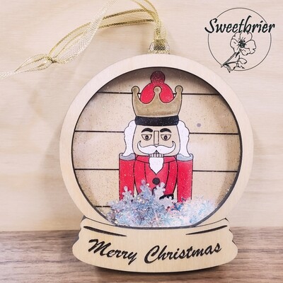 Shaker Nutcracker Ornament