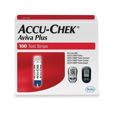 Accu-Chek Aviva Plus Test Strips (100 ct.)