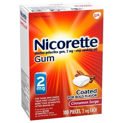 Nicorette Cinnamon Gum