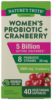 Nature's Truth Women's Probiotic + Cranberry