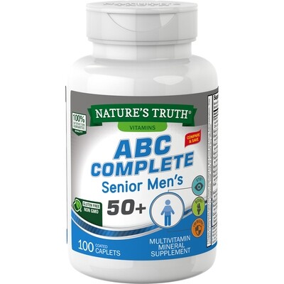 Nature's Truth ABC Complete Senior Men's Multivitamin