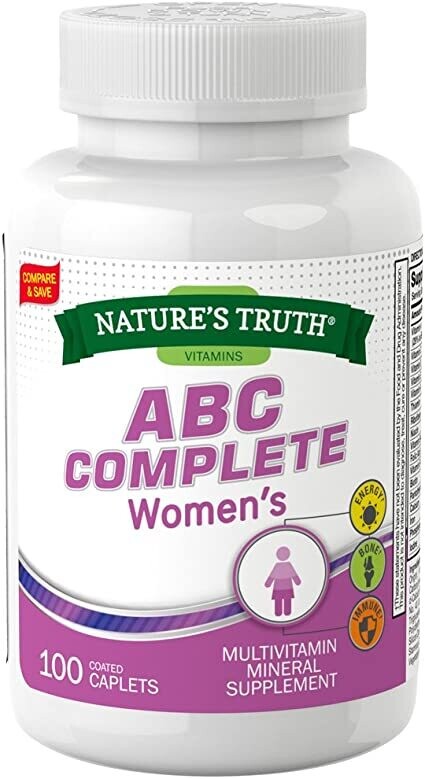 Nature's Truth ABC Complete Women's Multivitamin