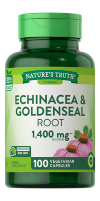Nature's Truth Echinacea & Goldenseal Root 1,400 MG