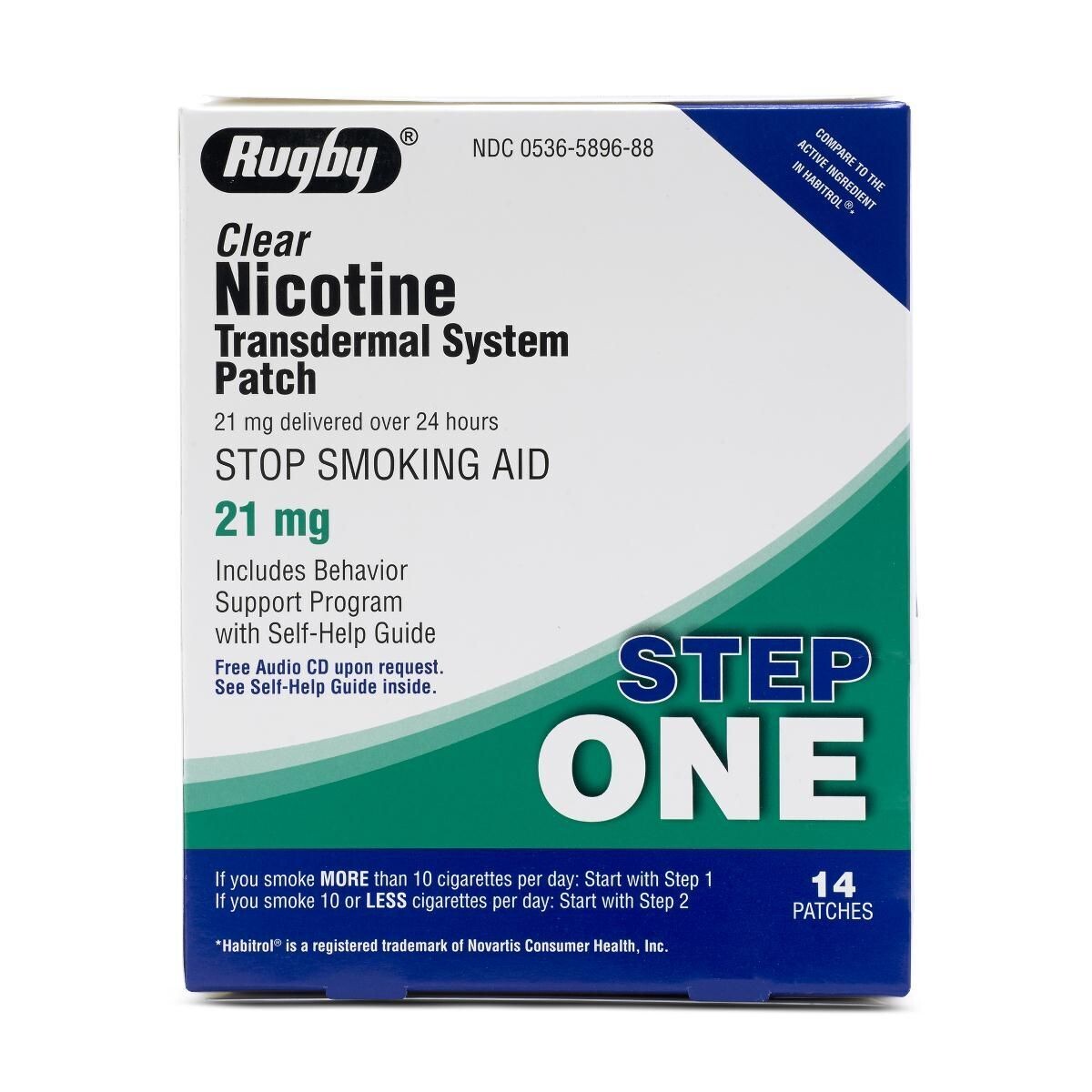 Clear Nicotine Transdermal System Patch (21 MG)