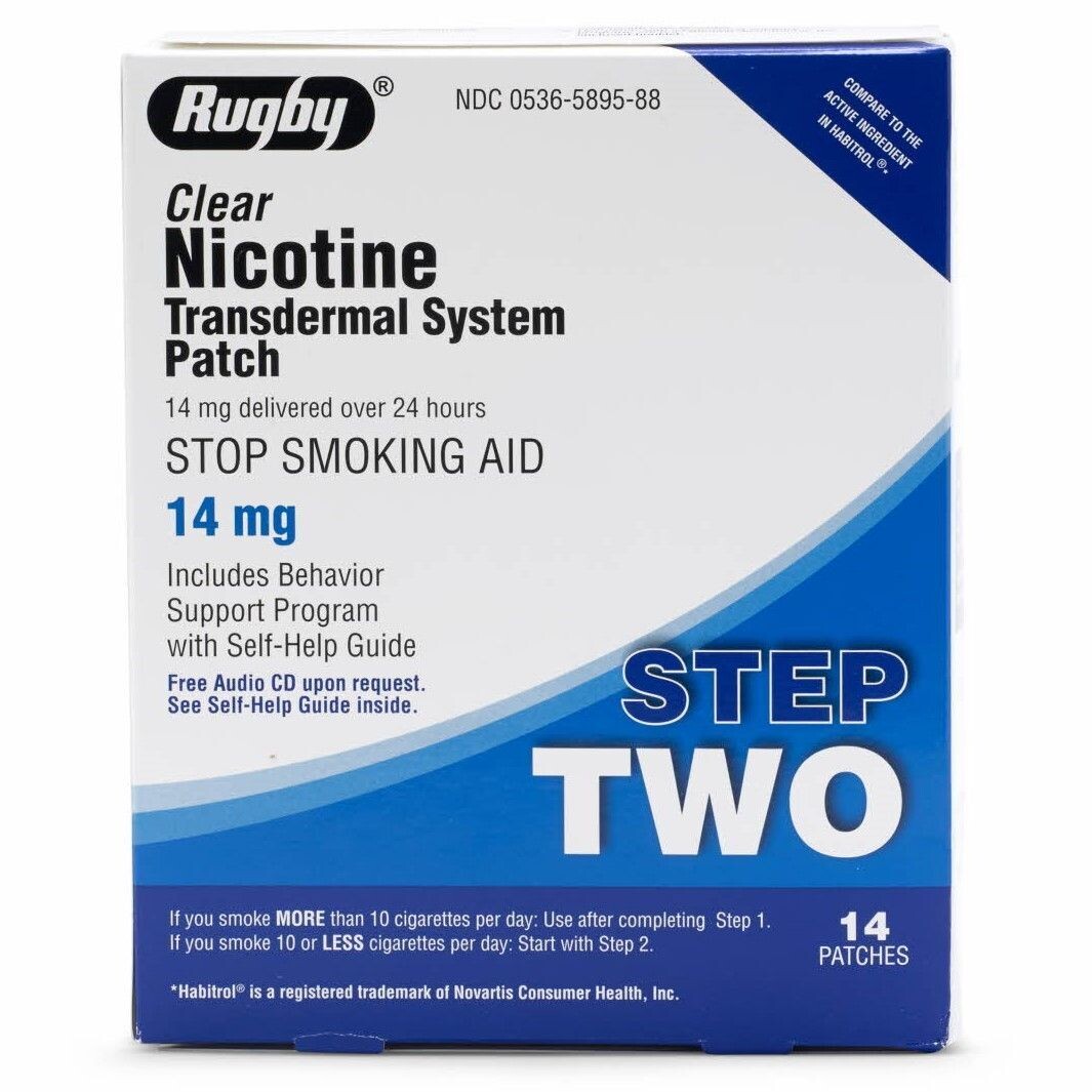 Clear Nicotine Transdermal System Patch (14 MG)