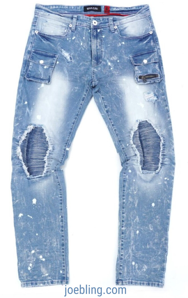 URBAN DENIM - CARGO SHREDDED