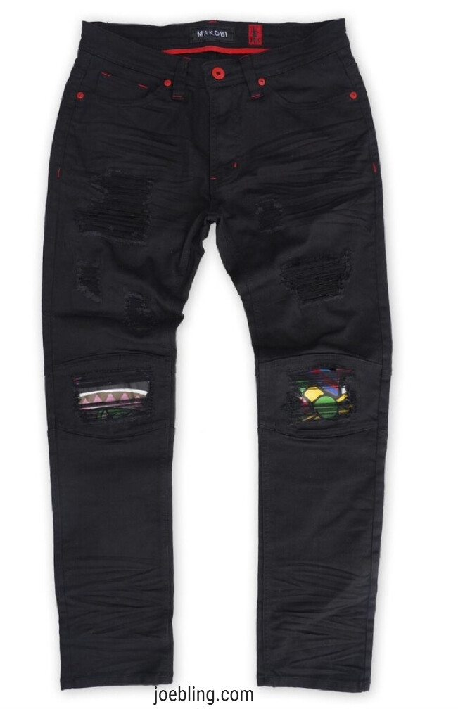 URBAN DENIM - RIPPED SHREDDED SPANDEX
