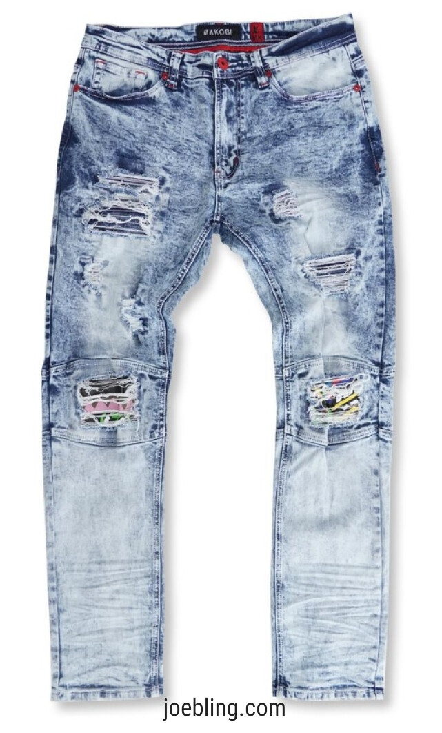 URBAN DENIM - RIPPED SHREDDED SPANDEX