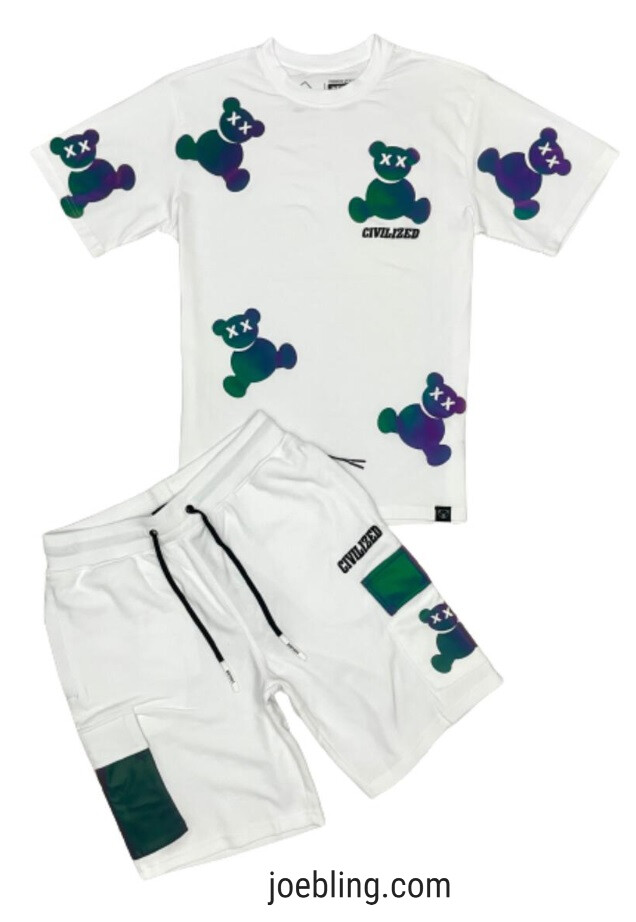 URBAN SHORT SET - PEARLESCENT