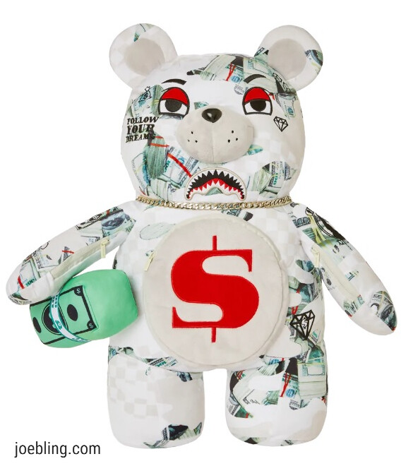 TEDDYBEAR BACKPACK - FEROCIOU$ MONEYBEAR