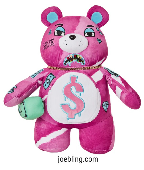 TEDDYBEAR BACKPACK - PINK PUNK MONEYBEAR