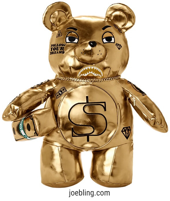 TEDDYBEAR BACKPACK - GOLD RUSH MONEYBEAR