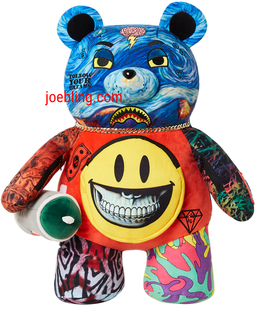 TEDDYBEAR BACKPACK - VILLAIN MONEY BEAR RON ENGLISH EDITION