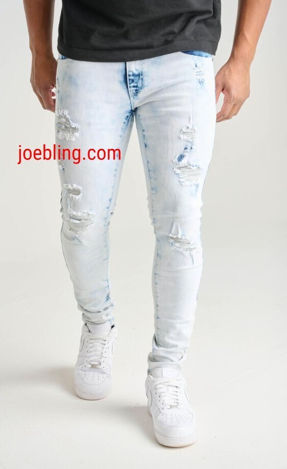 URBAN DENIM - BRIGHT TIGHT RIPPED