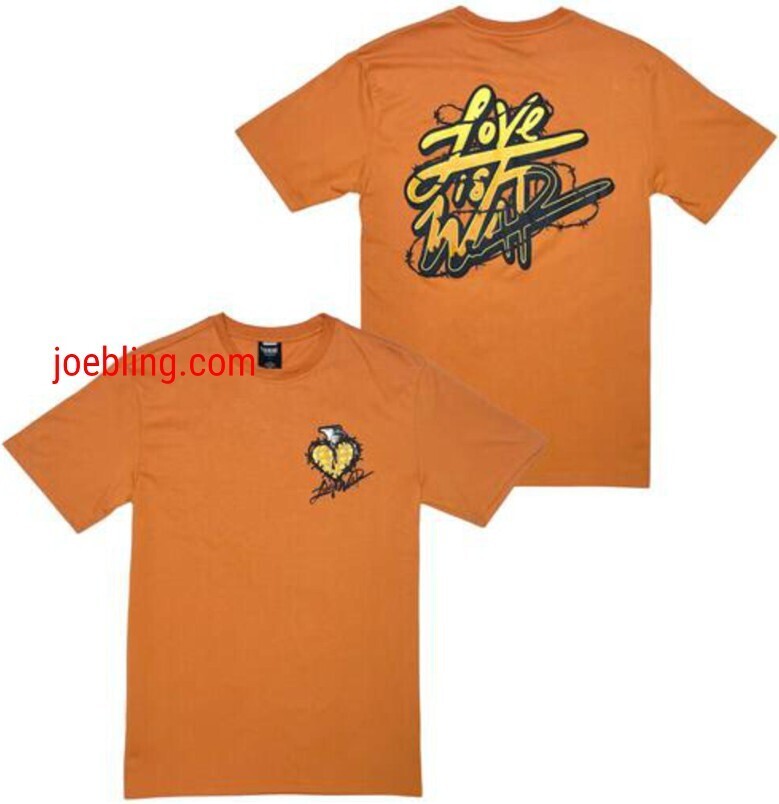 URBAN TEE - ORANGE LOVE IS WAR