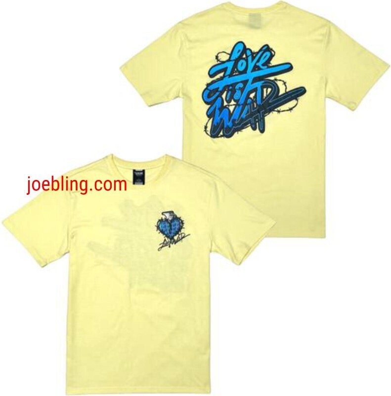 URBAN TEE - YELLOW LOVE IS WAR