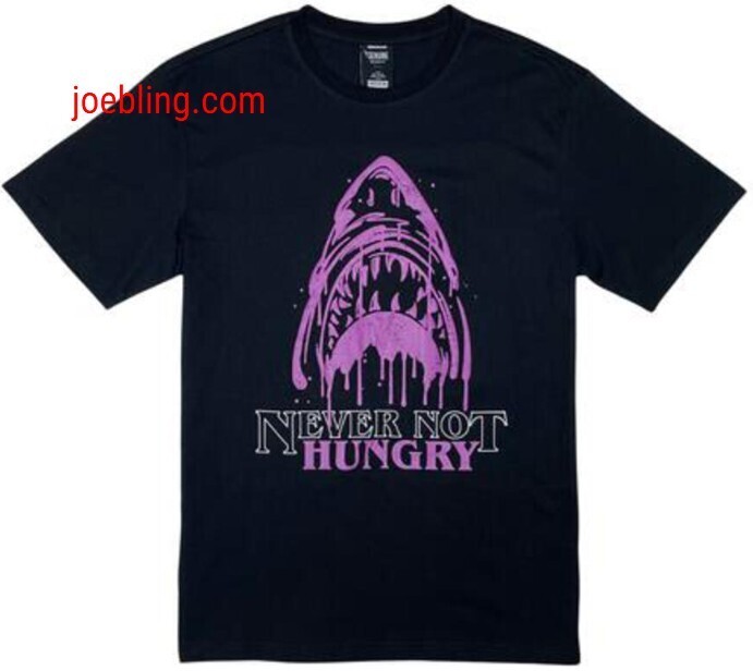 URBAN TEE - BLACK NEVER NOT HUNGRY