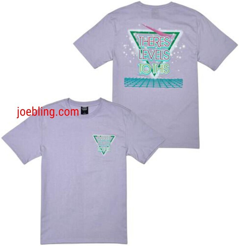 URBAN TEE - PURPLE THERE&#39;S LEVELS TO THIS
