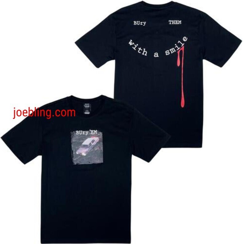 URBAN TEE - BLACK BURY THEM WITH A SMILE