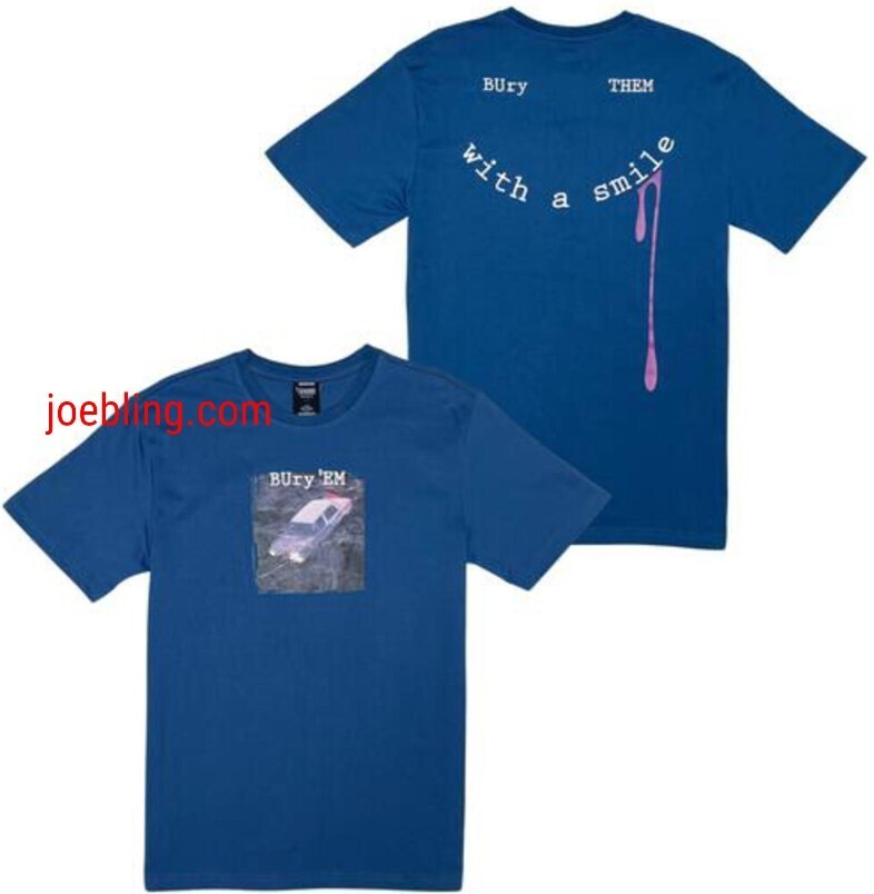 URBAN TEE - BLUE BURY THEM WITH A SMILE