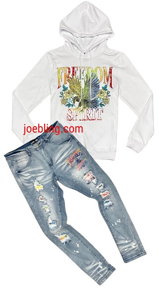 URBAN DENIM - FREEDOM SPIRIT WHITE