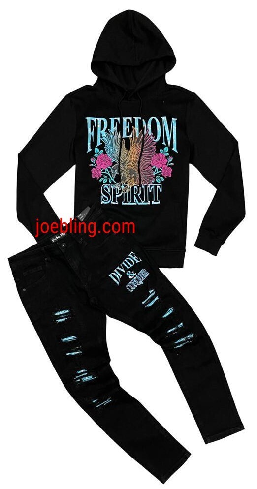 URBAN DENIM - FREEDOM SPIRIT BLACK