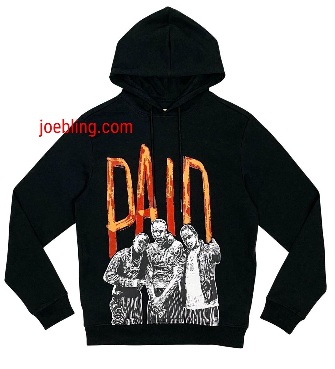 URBAN HOODIE - PAID BLACK