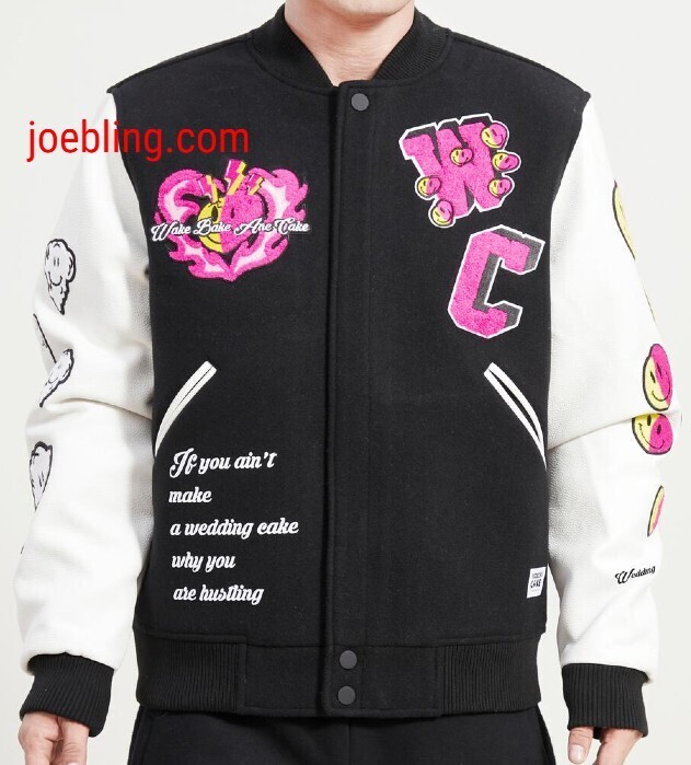 URBAN JACKET - WAKE BAKE &amp; CAKE BLACK