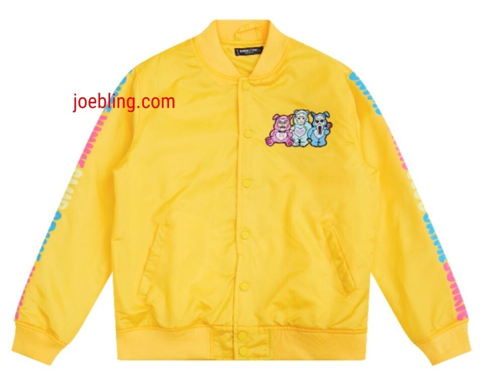 URBAN JACKET - SATIN CRIME JUNKIE CLUB YELLOW