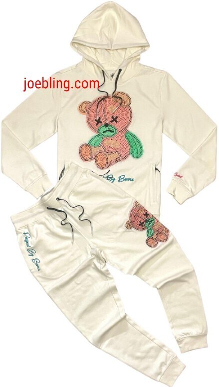 URBAN HOODIE SET - RAISED BY BEARS WHITE