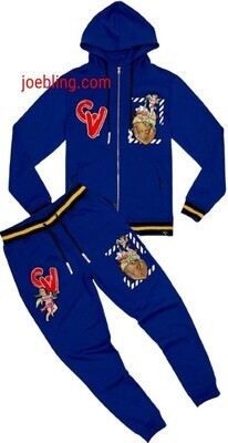 URBAN HOODIE SET - CV HEART BLUE