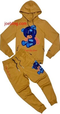 URBAN HOODIE SET - RAISED BY BEARS BROWN