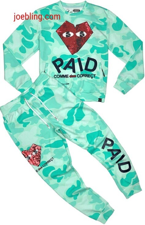 URBAN JOGGER SET - PAID GREEN