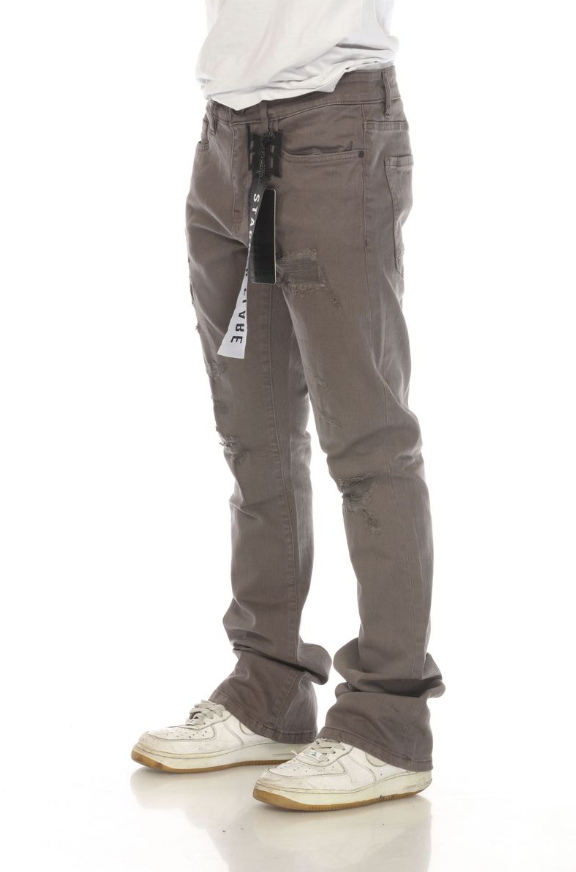 Gray Stacked Flare