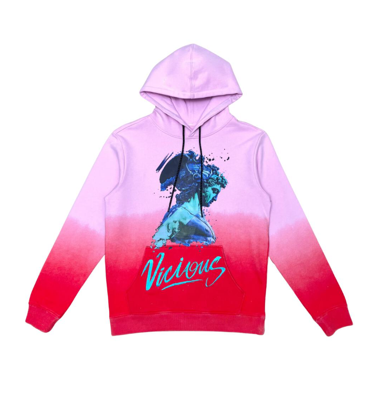GOD OF WAR HEAVY F. TERRY OMBRE PULLOVER