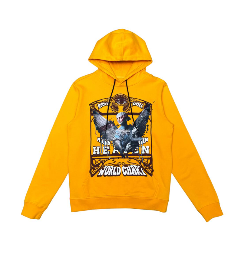 HEAVEN&#39;S SOLIDERS HEAVY F. TERRY PULLOVER HOODIE