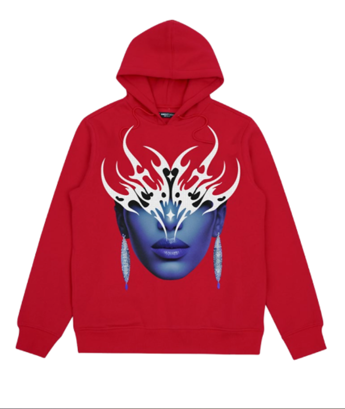 QUEEN HOODIE RED
