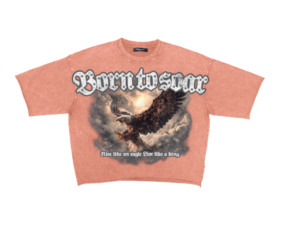 ENZYME WASHED FROM HEAVEN CROPPED TEE