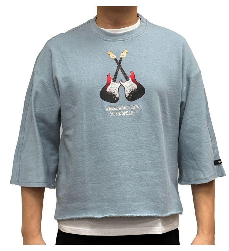 Music Speaks Cropped Tee / A1