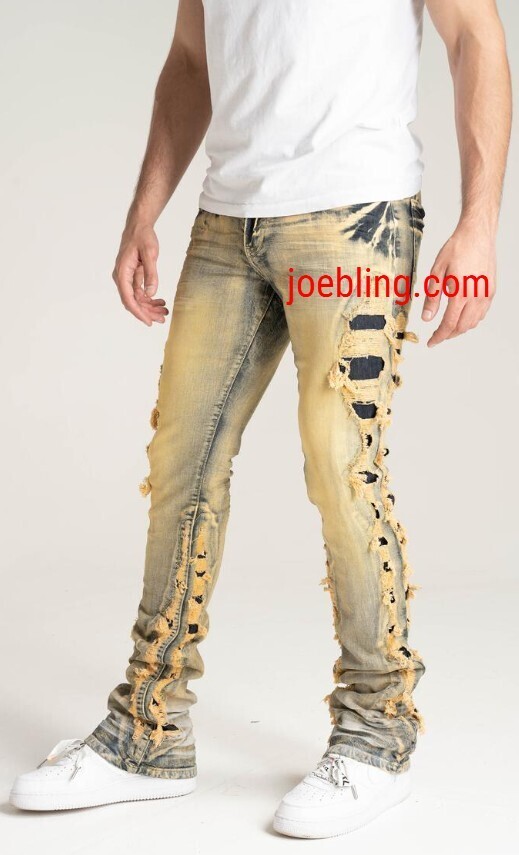 FLARE STACKED JEAN