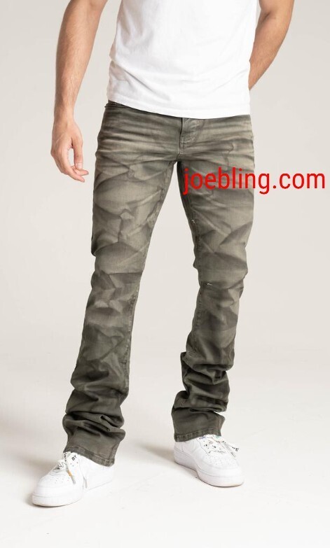 FLARE STACKED DENIM