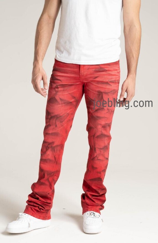 FLARE STACKED DENIM