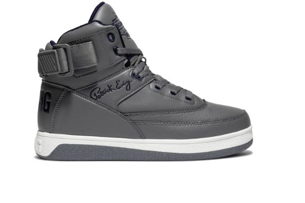 KIDS GRADE-SCHOOL 33 HI REBOUND Grey/Navy/White