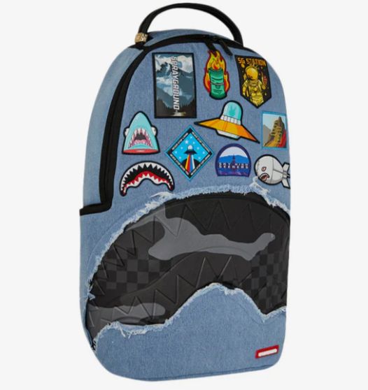 SPRAYGROUND 'Denim Tear 3am Patches' Backpack