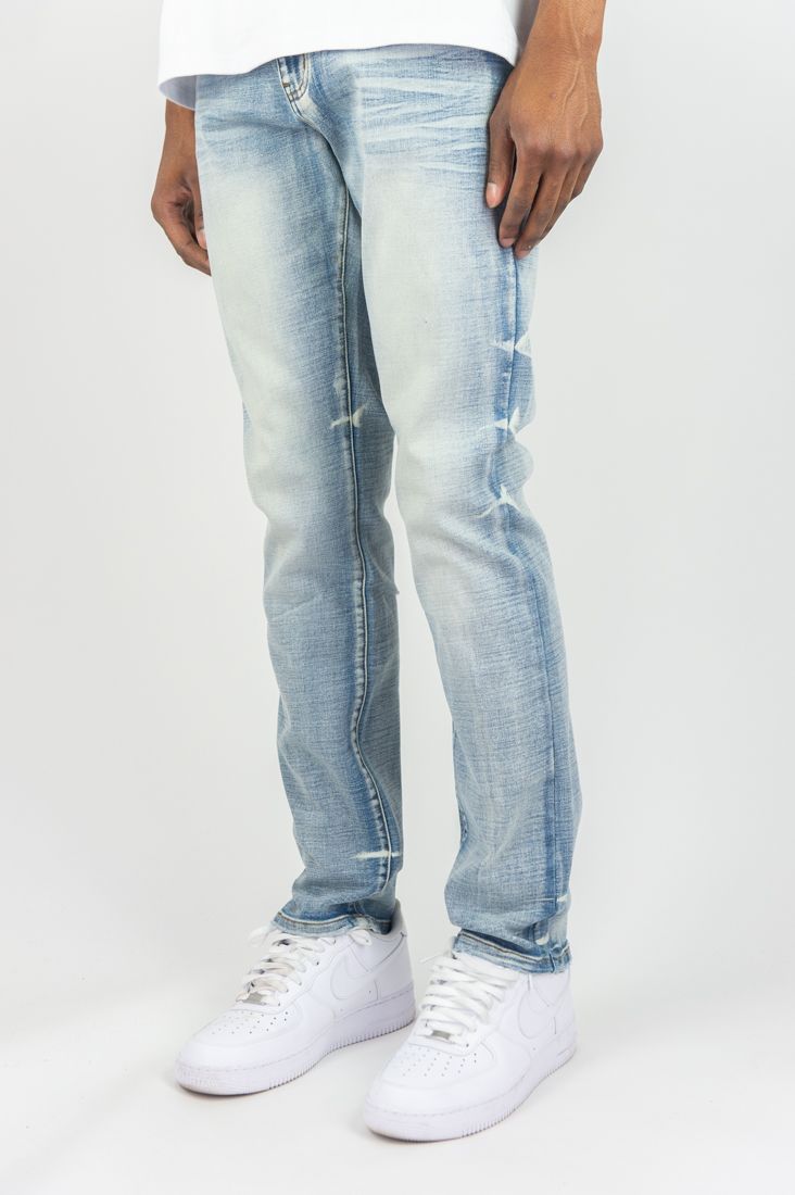 SLIM FIT DENIM PANTS