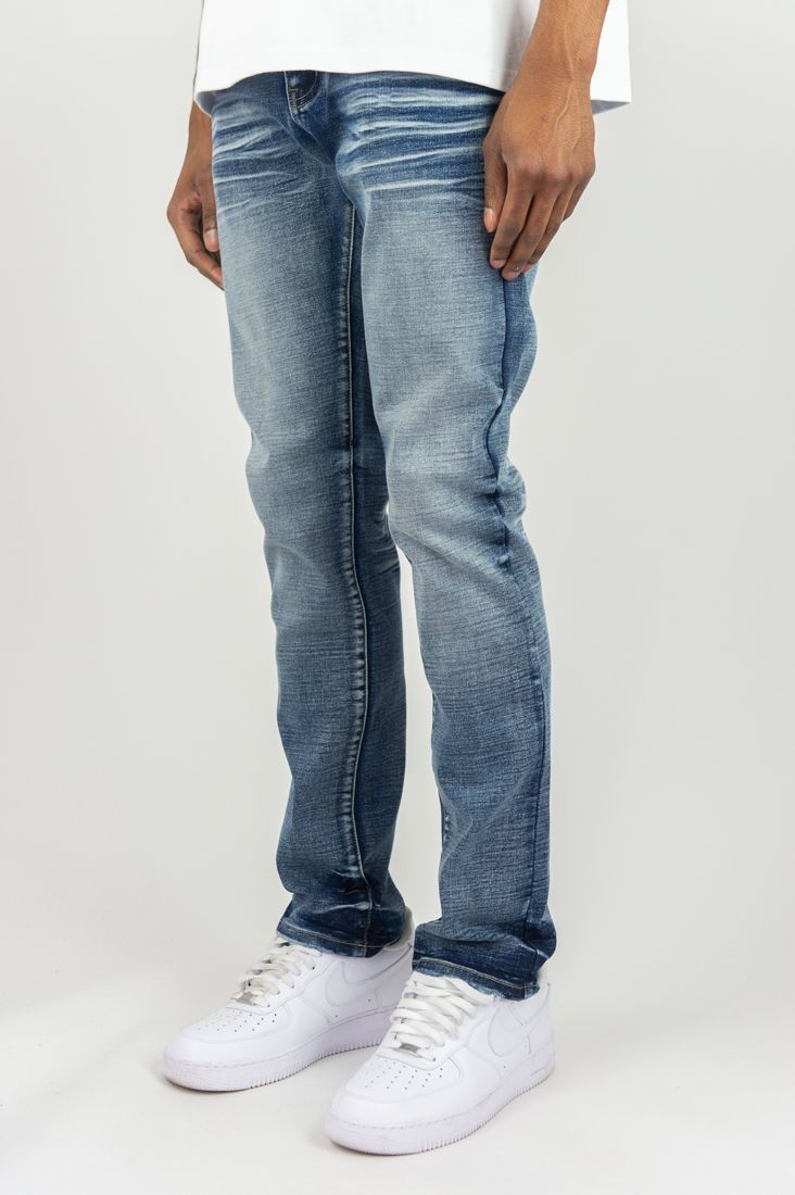 SLIM FIT DENIM PANTS
