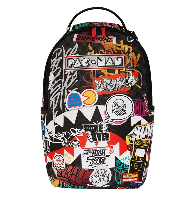 PACMAN LEVELED-UP ART BACKPACK