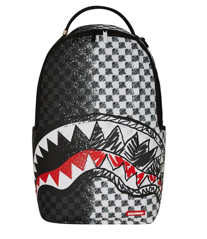 SCRIBBLE DRIBBLE CHECK BACKPACK