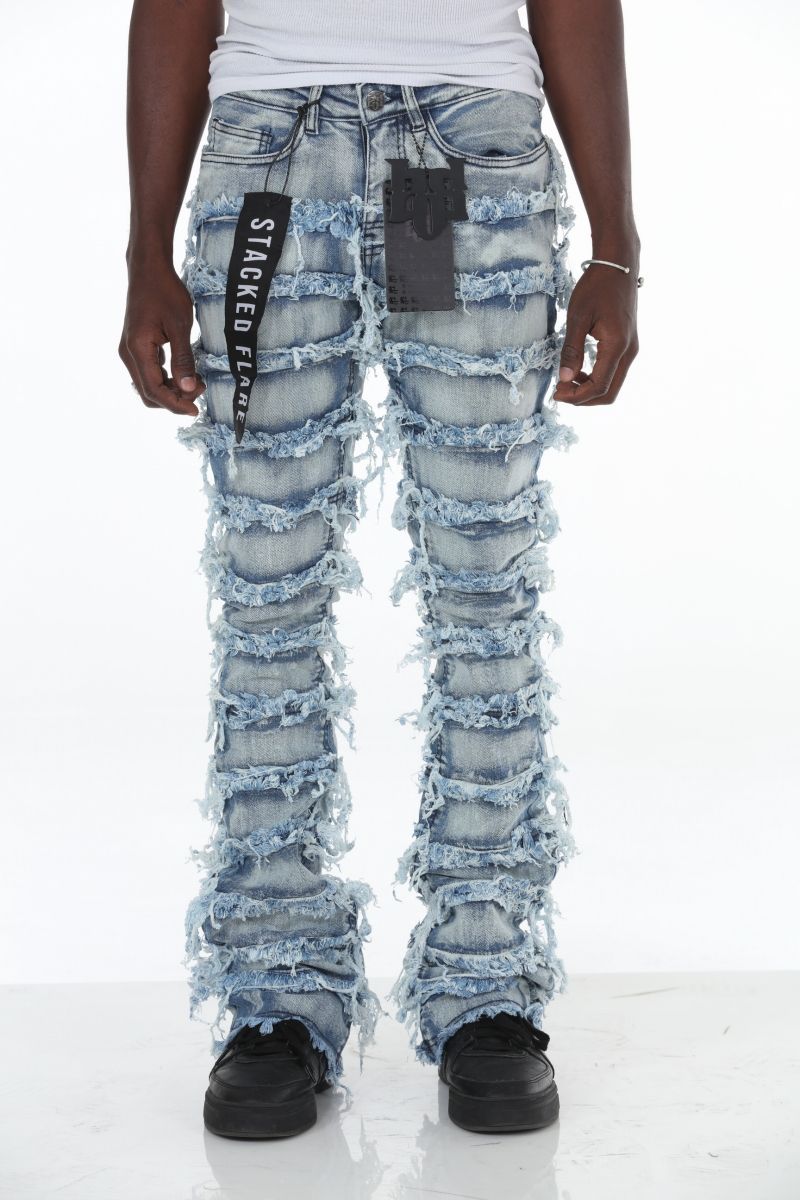 Frayed Stacked Flare