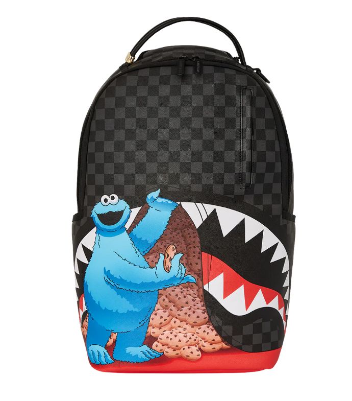 SESAME STREET COOKIE MONSTER SNACK ATTACK DLXSV BACKPACK
